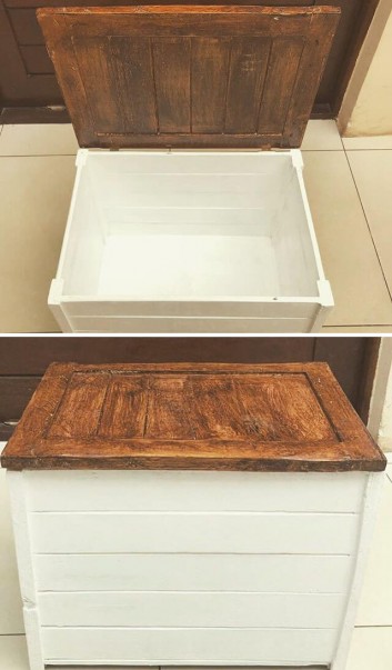 pallet storage box ideas