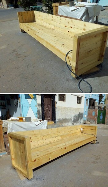 Unbelievable Amazing Pallet long bench