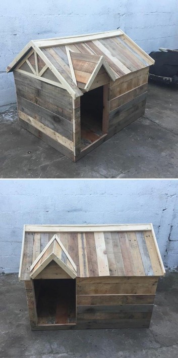 One level up pallet house ideas