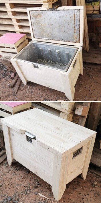 diy pallet storage box ideas