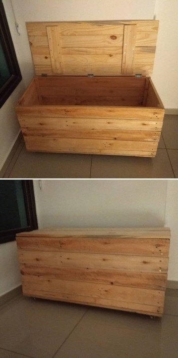 diy pallet storage box ideas