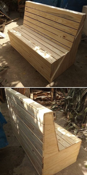 mind blowing pallet benches ideas