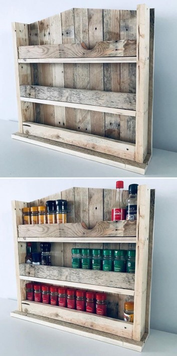 pallet wall shelf ideas