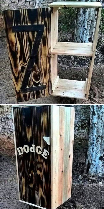 Creative pallet cabinet project ideas