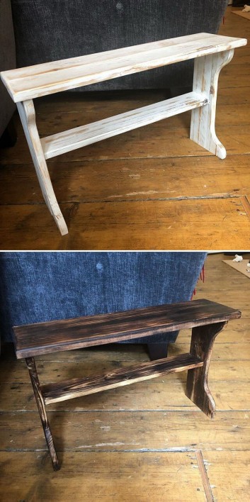 pallet side table project ideas