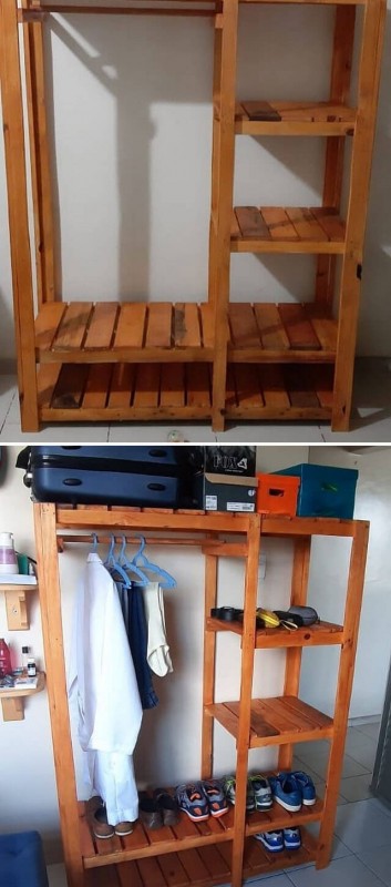 Unbelievable Amazing Pallet storage shelf