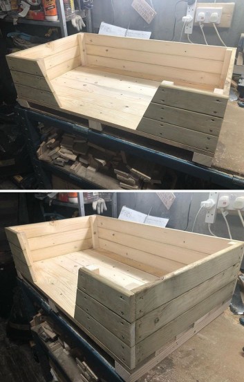 Pallet dog bed ideas