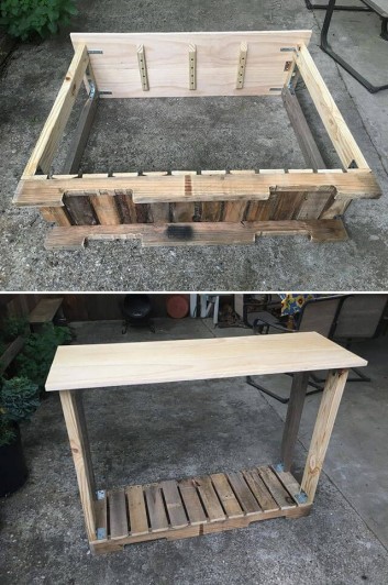 pallet side table ideas