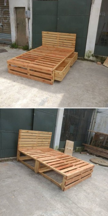 easy pallet bed frame ideas