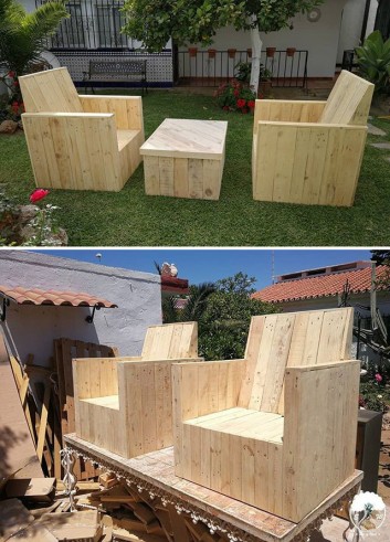 Astonishing Indoor and outdoor Pallet Furniture Projects