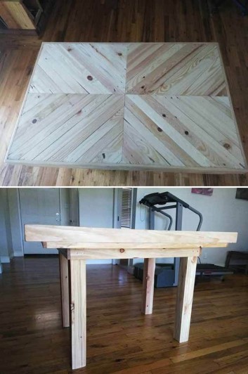 creative pallet project table ideas