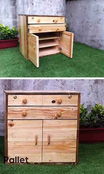 pallet cabinet project ideas