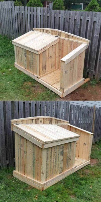 pallet garden play house project ideas