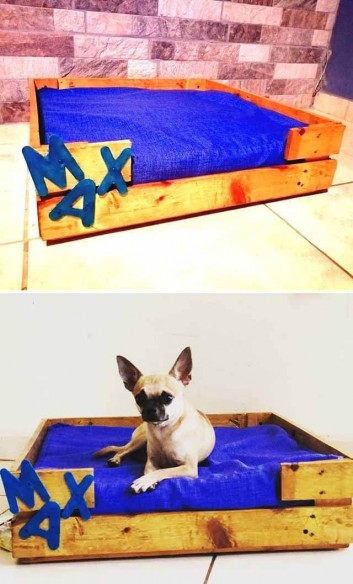 diy pallet pet bed ideas