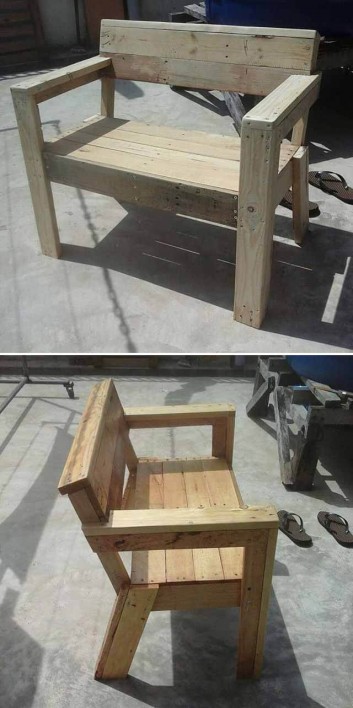 pallet benches ideas