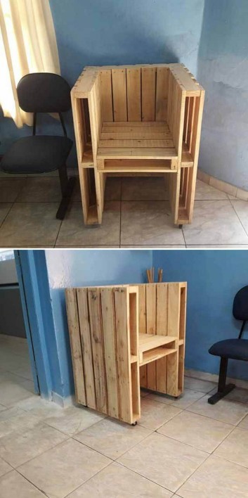 pallet simple chair ideas