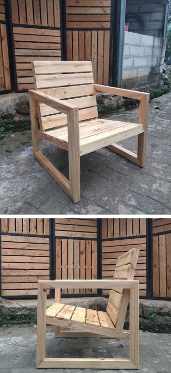 Pallet chair furniture ideas