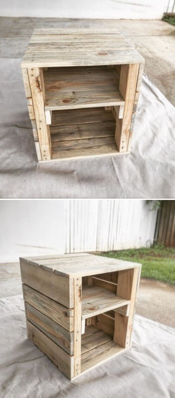 Pallet storage cabinet projects