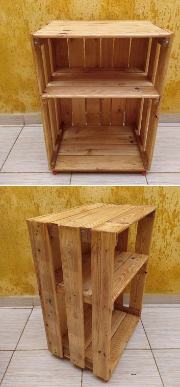 Pallet storage cabinet projects